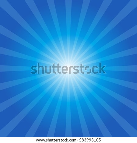 blue sunburst background  
