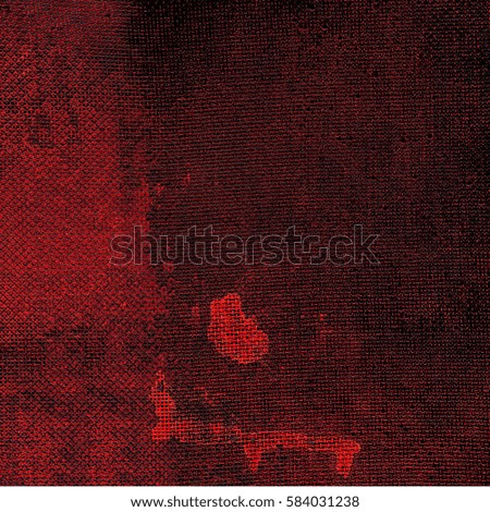 Red grunge texture. The background of the old red metal