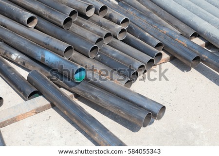 steel pipes
