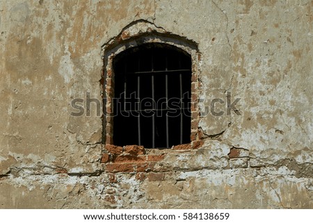 Window in the old jail.                               