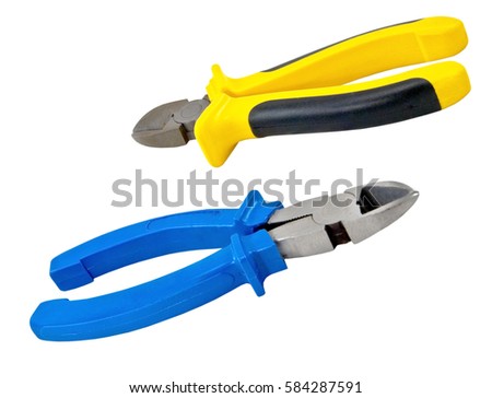 hand tools isolated on white background