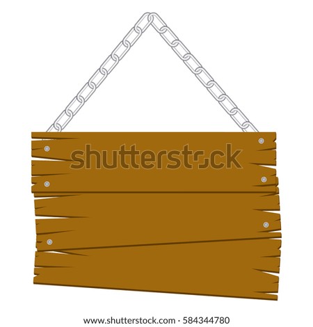 brown wood sign icon image, vector illustration design