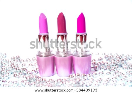 few lipsticks