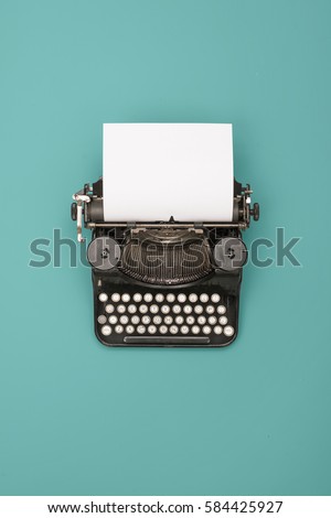 Vintage typewriter Royalty-Free Stock Photo #584425927