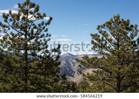 Colorado senic western landscape