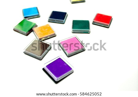 Multicolor stamp prints baby