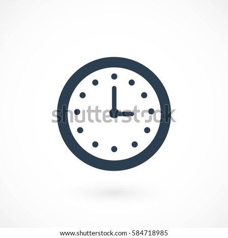 wristwatch icon vector, flat design best vector icon