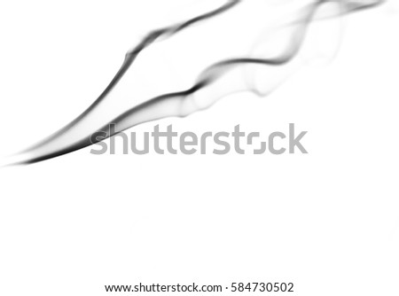 Smoke background. Abstract smoke on white background. Ink drops in water