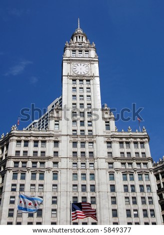 Picture of a vintage Art Deco Building in Chicago