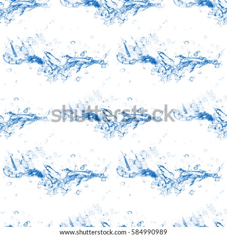 Seamless pattern.water splash, ink splash decorative fancy texture background