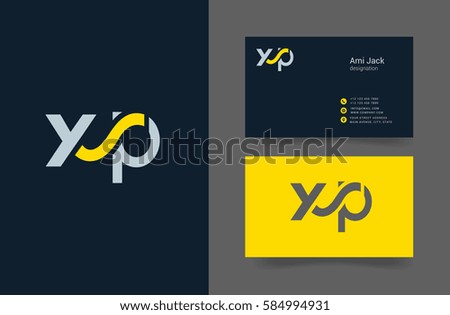 X & P Letter logo design vector element