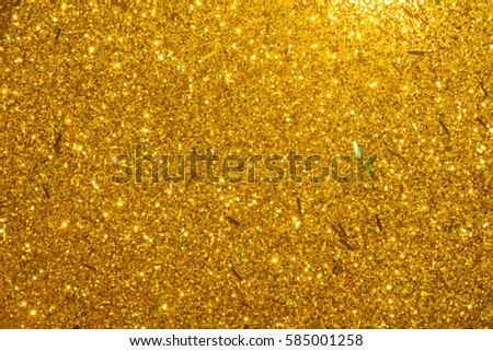 gold glitter abstract bokeh background bright Royalty-Free Stock Photo #585001258