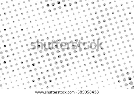 Abstract black and white halftone pattern background.