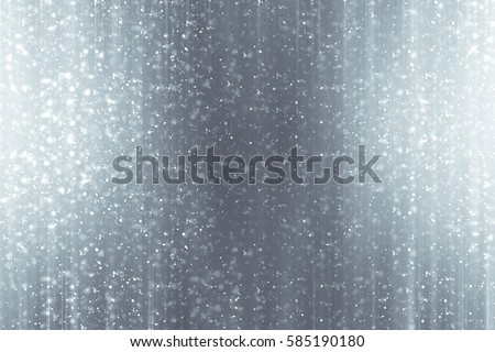 Abstract silver background with particles. Template for design