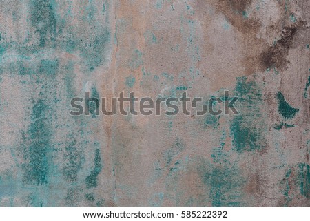 Green old wall cement background
