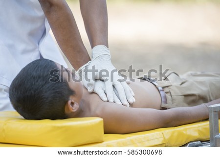 In the process of resuscitation (first aid) ,RESCUE CPR TRAINING TO SAFE LIFE
