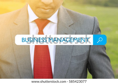 WEB SEARCH : BUSINESS MANAGEMENT CONCEPT