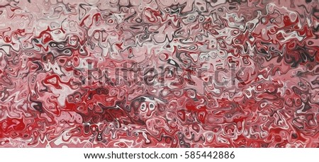 Red white and black digital image painting