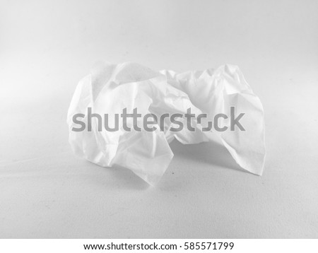 used napkin Royalty-Free Stock Photo #585571799