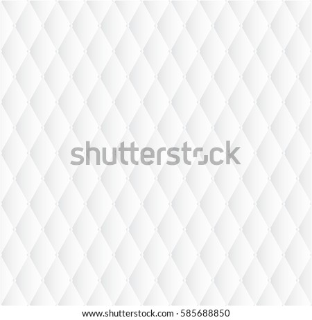 Abstract white background texture of an old natural luxury leather upholstery . Vector seamless pattern. Modern stylish texture.  Trendy hipster sacred geometry Geometrical pattern design Royalty-Free Stock Photo #585688850