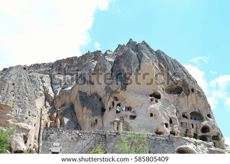 Selime Monastery, Ihlara valley Turkey, Cappadocia, Central Anatolia, Turkey.Selime Monastery is one of the largest religious buildings in Cappadocia.