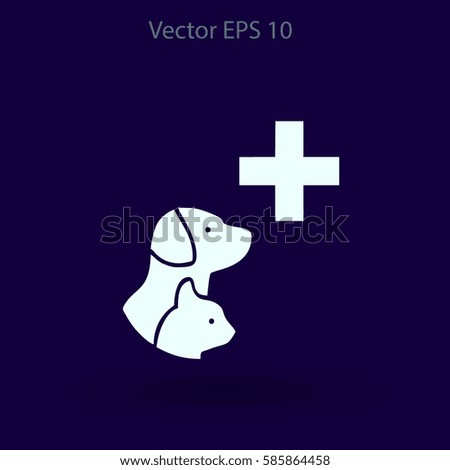 Veterinary science vector illustration