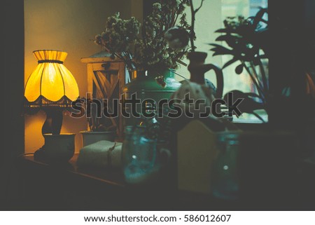Vintage lamp room amazing decoration beautiful light