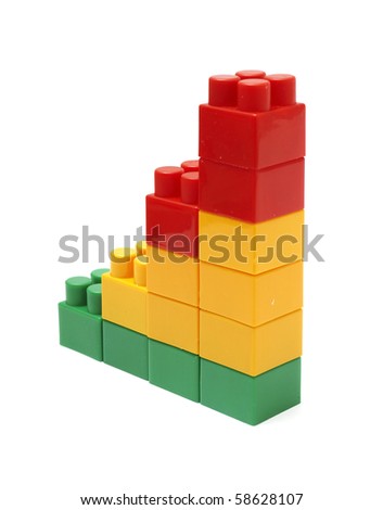 child bricks as a steps