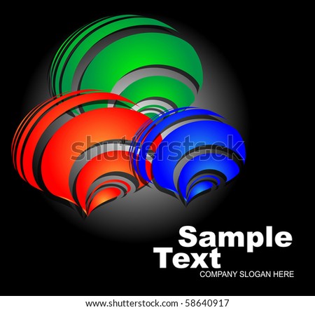 Vector illustration. Business concept design. Abstract background.