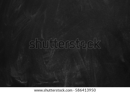 Chalk rubbed out on blackboard
