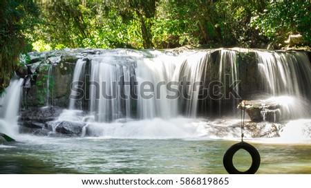 Waterfall Colonia Monge Closeup, Rolante - RS - Brazil