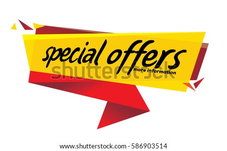special offer banner , Vector format  Royalty-Free Stock Photo #586903514
