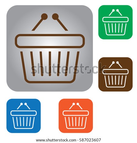 basket for shop icon