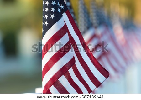 American Flag USA red white and blue