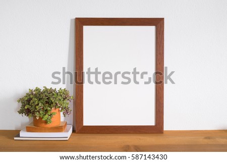 mock up frame photo.home decor classic style