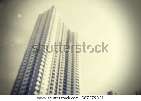 Blurred  background abstract and can be illustration to article of Office Building