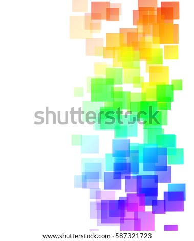 Colorful rainbow vector background