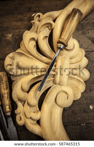 Carved Wood Frame
