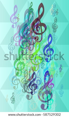 musical note art elements
