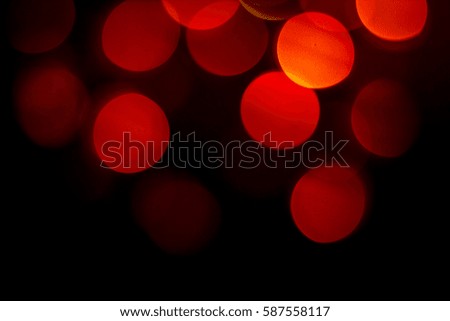 abstrack red light bokeh background blur.