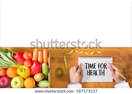 TIME FOR HEALTH  Fresh healthy medicine, health and hospital