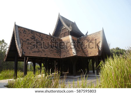 Traditional northern Thai building