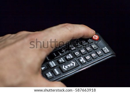tv remote Royalty-Free Stock Photo #587663918