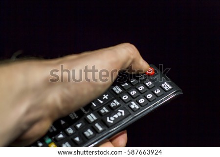 remote control Royalty-Free Stock Photo #587663924