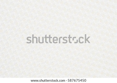 Close up of white textured synthetical background