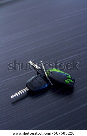 car keys Royalty-Free Stock Photo #587683220