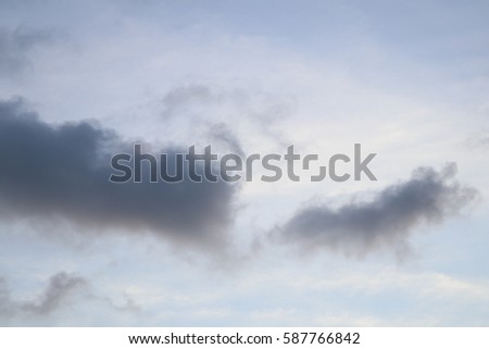 color and texture of sky and cloud