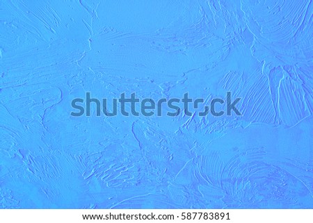 blue colored Wall Texture Background, marble by the Venetian plaster 