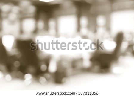 Picture blurred  for background abstract and can be illustration to article of business meeting