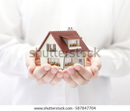 Your new house  Royalty-Free Stock Photo #587847704